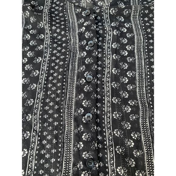 Forever 21 Boho Floral Top Size Small - Picture 1 of 3